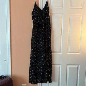 Polka dot maxi dress
